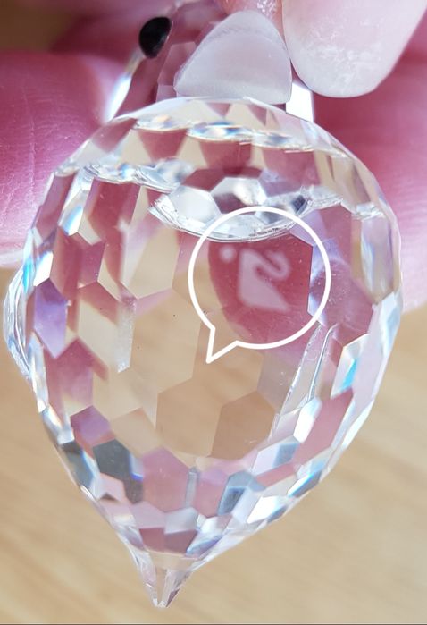 Cristal Swarovski- Coleção animais miniaturas -Patinhos conjunto 3