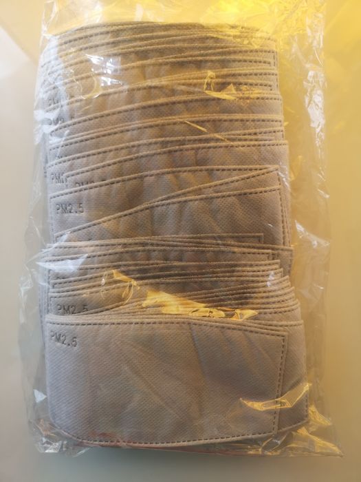 Filtr do maseczki, PM 2.5 z aktywnym węglem, antysmogowa