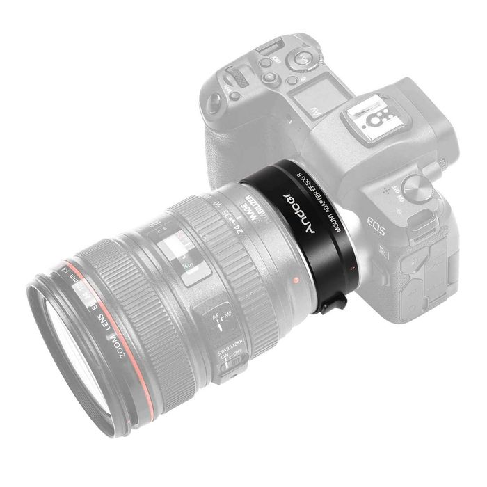 Перехідник Andoer EF-EOSR Canon EF–RF автофокусний адаптер переходник
