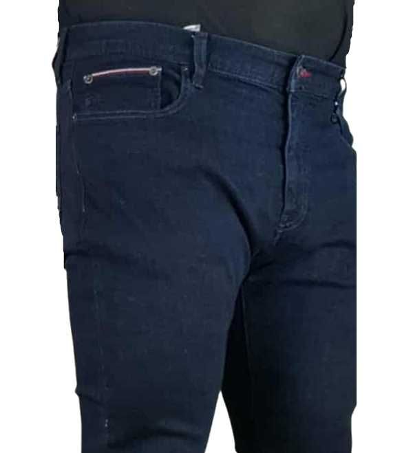 Męskie jeansy Tommy Hilfiger Bleecker - Slim granatowe nowe - W38/L30