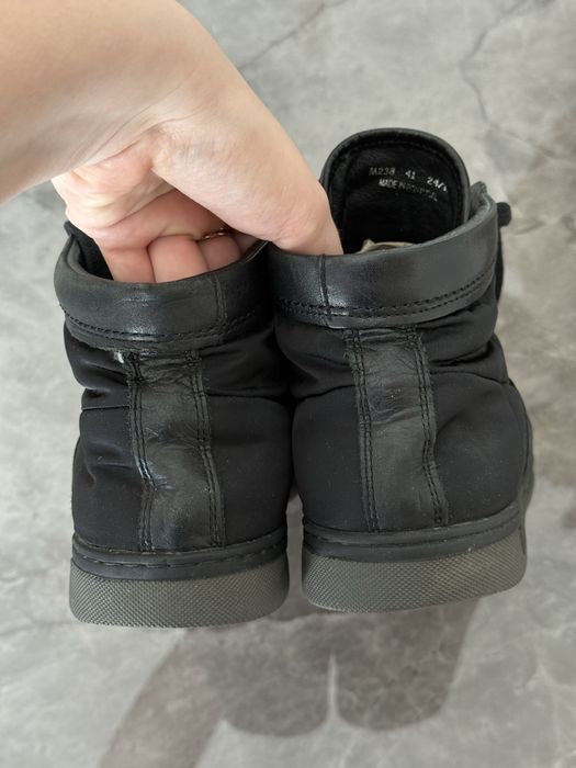 Sneakersy skórzane czarne Kenzo