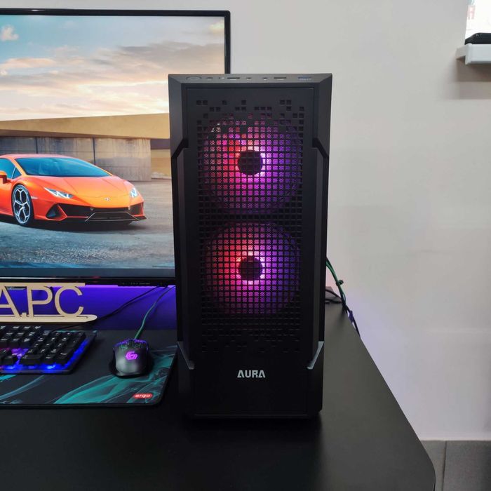 Компютер Новый Ryzen 5 5500, 16GB DDR4, ASUS RTX 4060, SSD 512GB NVMe