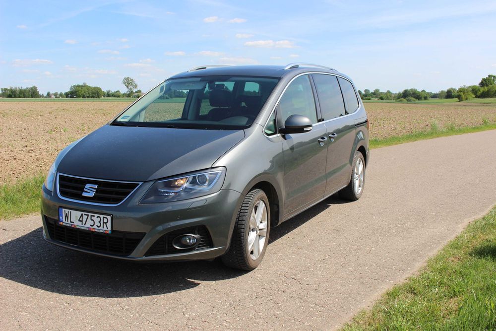Seat Alhambra 2,0 TDI DSG, bezwypadek, salon Polska, niski przebieg