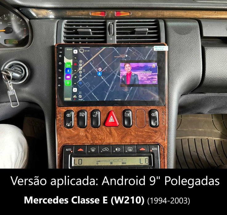 Rádio 2DIN 9" [4+32GB] MERCEDES • Classe E (W124) • (W210) • Android