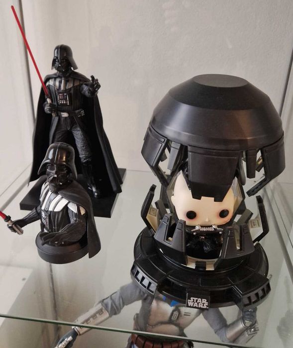 Coleção Star Wars Darth Vader: Funko Pop, Estátua e Busto
