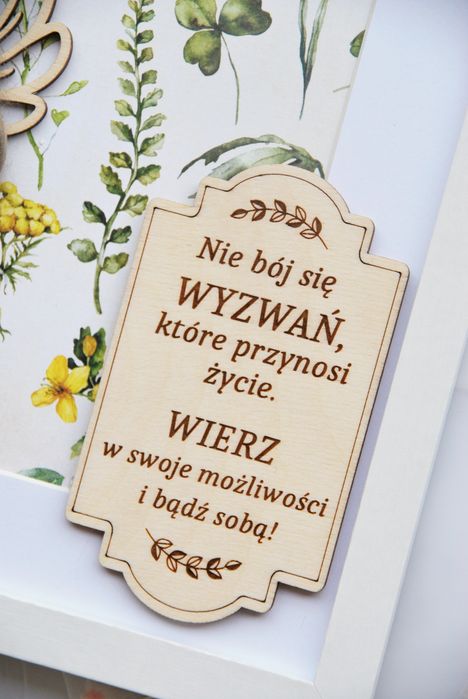 Prezent na urodziny dla niej - Anioł Stróż w ramce