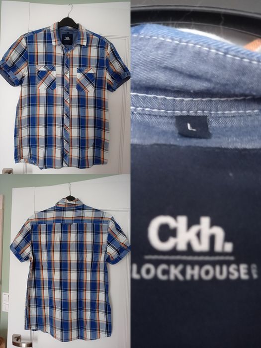 Koszule męskie krótki rękaw zestaw 4szt