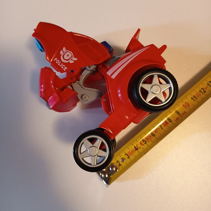 Autko straż policja czerwone Transformers
