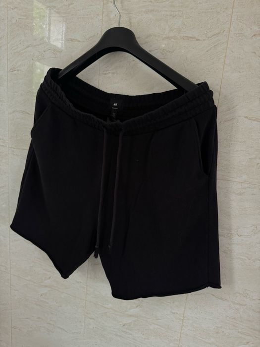 Шорти H&M XL  Regular Fit Коттон Трикотаж Чорні