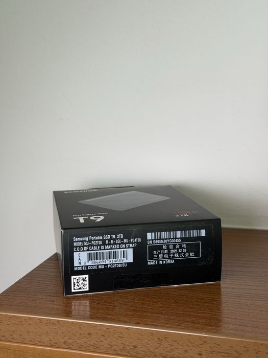Samsung T9 2TB Czarny