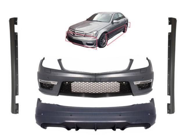 Body Kit Mercedes C W204 (2011 a 2014) Look C63 AMG