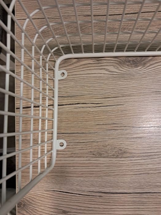 Półka ikea metalowa biała