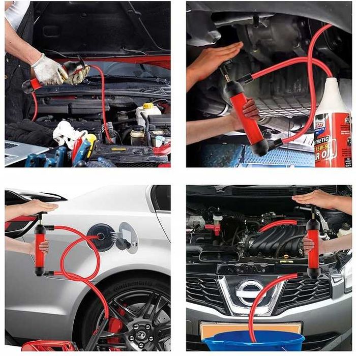 Pompka ręczna wymiany oleju spuszczania wody paliwa pompowania piłek