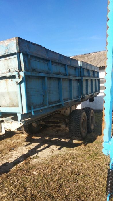 Причеп ПТС-9, тракторний, на 9 т, самосвальний, під трактор Т-150,