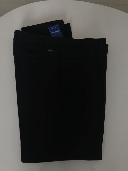 Bruhl Milano nowe spodnie męskie eleganckie czarne XXL 56