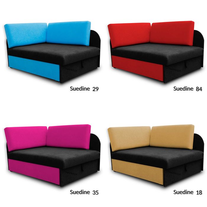 Narożnik dziecięcy "Kubuś" Łóżko rozkładane Amerykanka/sofa