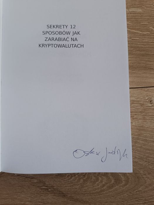 Sekrety 12 sposobów jak zarabiać na kryptowalutach - z autografem!