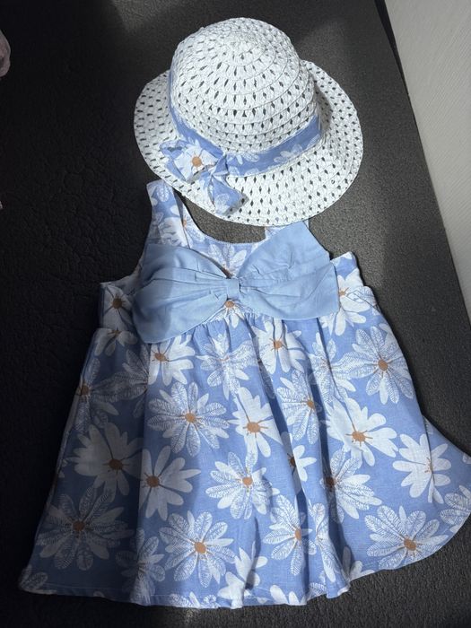 Сукня дитяча літня з шляпкою