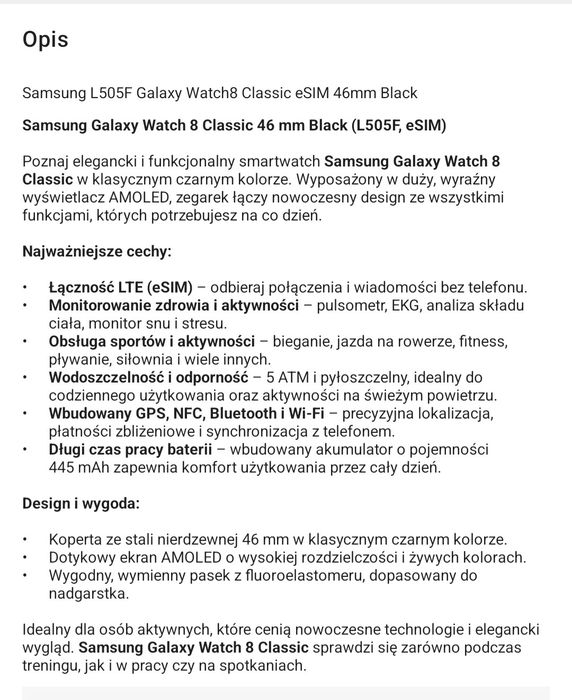 Samsung Galaxy watch8 classic