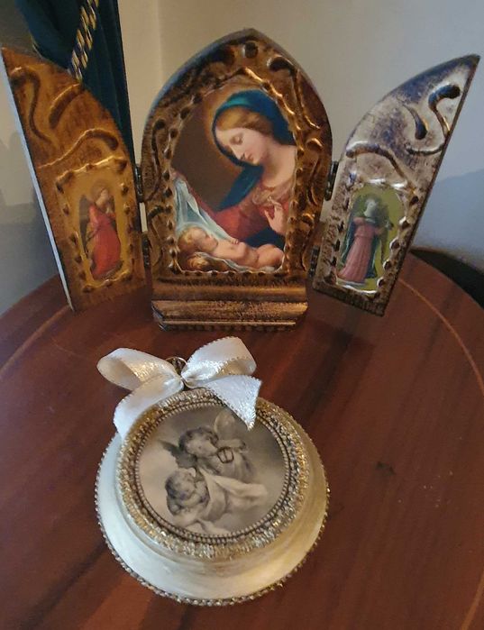 Sacred Art - Triptych Oratory and Guardian Angel Record.