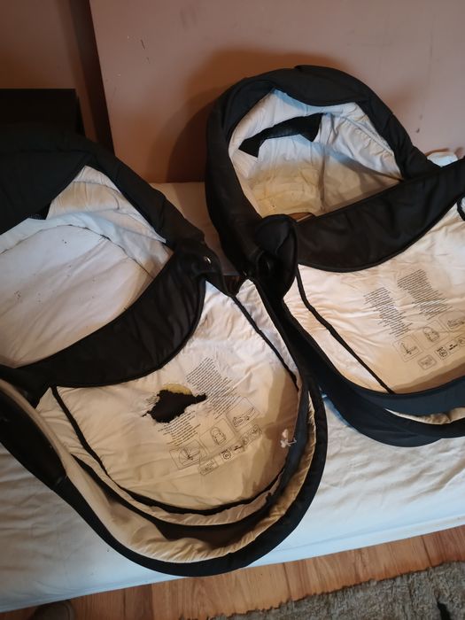 Wózek podwójny Bebetto 42 bliźniaczy rok po roku