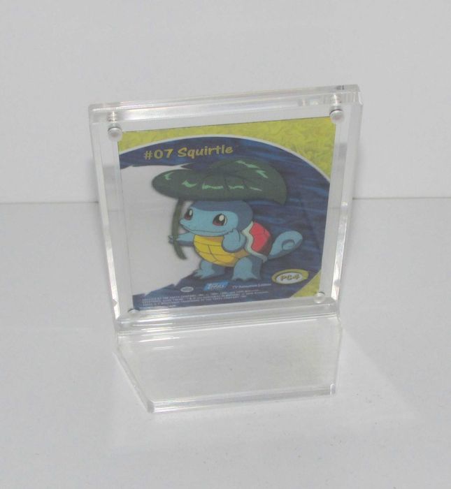 #07 Squirtle Pokémon Topps PC4, Card 1999 + Magnetic Frame
