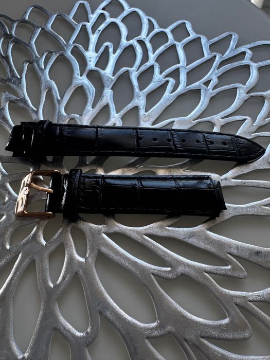 Ремінець для годинника, чорний, 12 мм