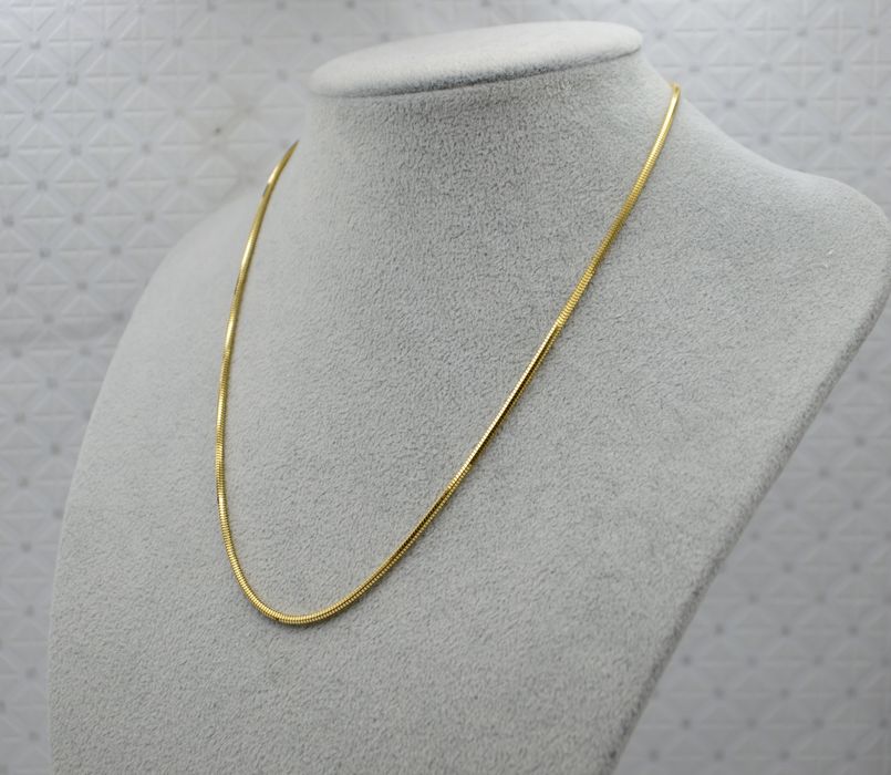 Żmijka Złoty łańcuszek linka Żmijka okrągła 2mm 50 cm 9.09g