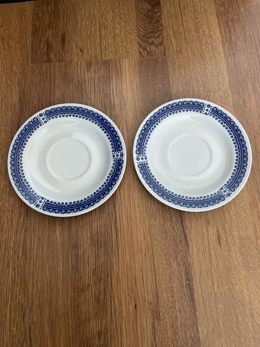 Talerz porcelanowy Jlmenau Graf von Henneberg  „niebieska cebula