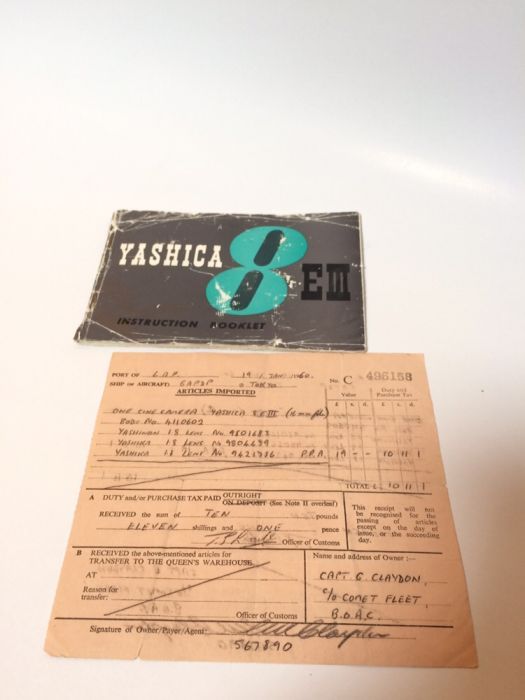 yashica câmara de filmar