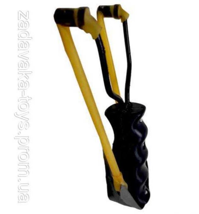 Рогатка большая  детская для игр рыбалки охоты 17 см активный отдых