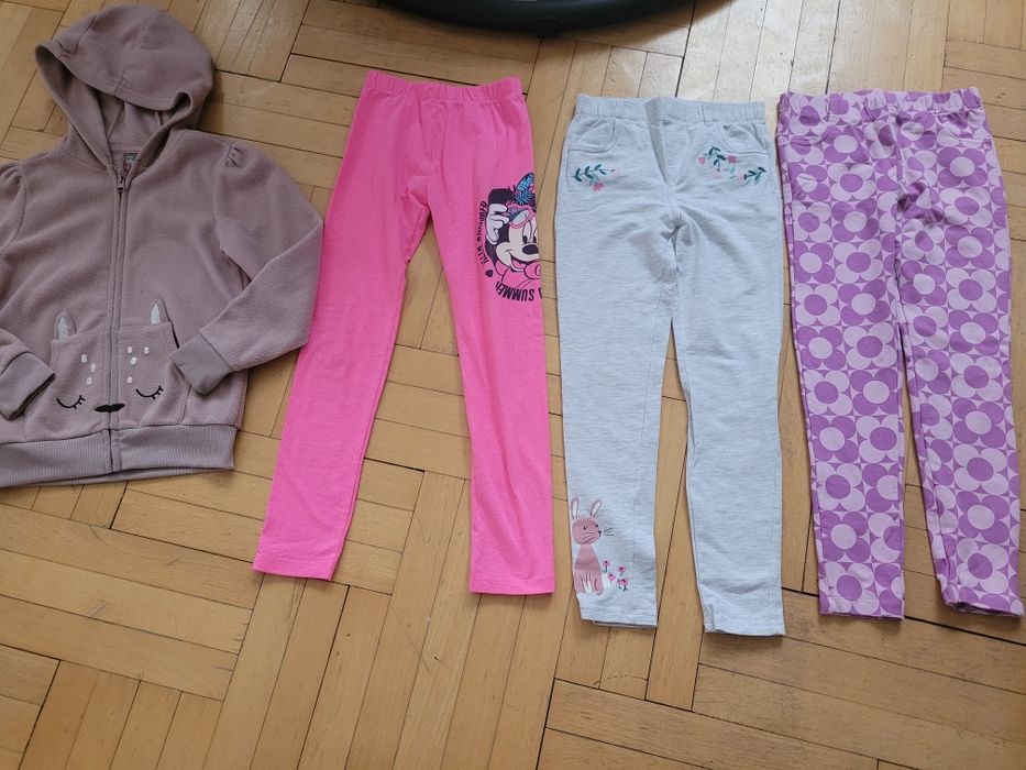 Zestaw ubran dla dziewczynki 128