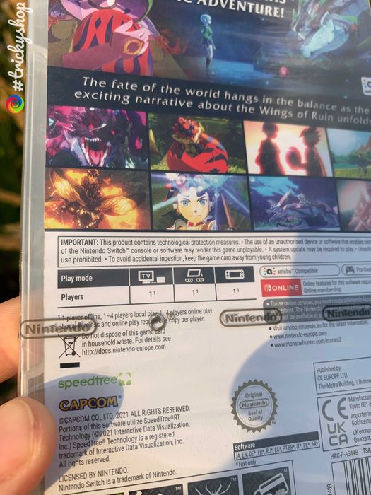 Switch Monster Hunter Stories 2: Wings of Ruin (New)