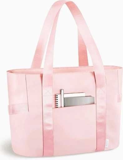 Prite Torebka damska torba na ramię laptopa zakupy JASNO RÓZOWA