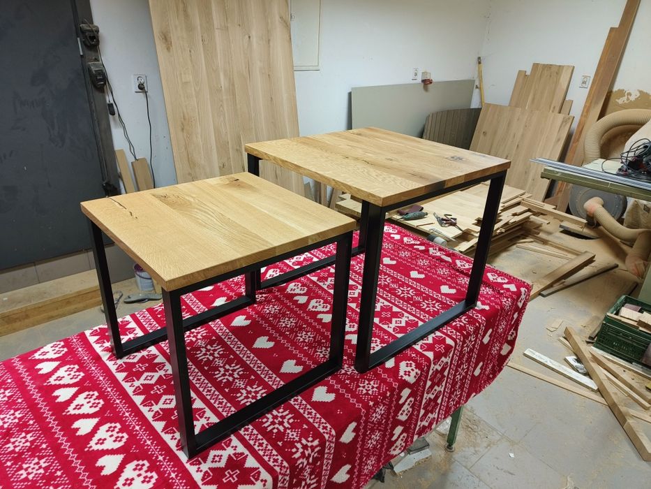 Szafka RTV 160. 120-200 cm  loft styl lity dąb, olej lakier Blum