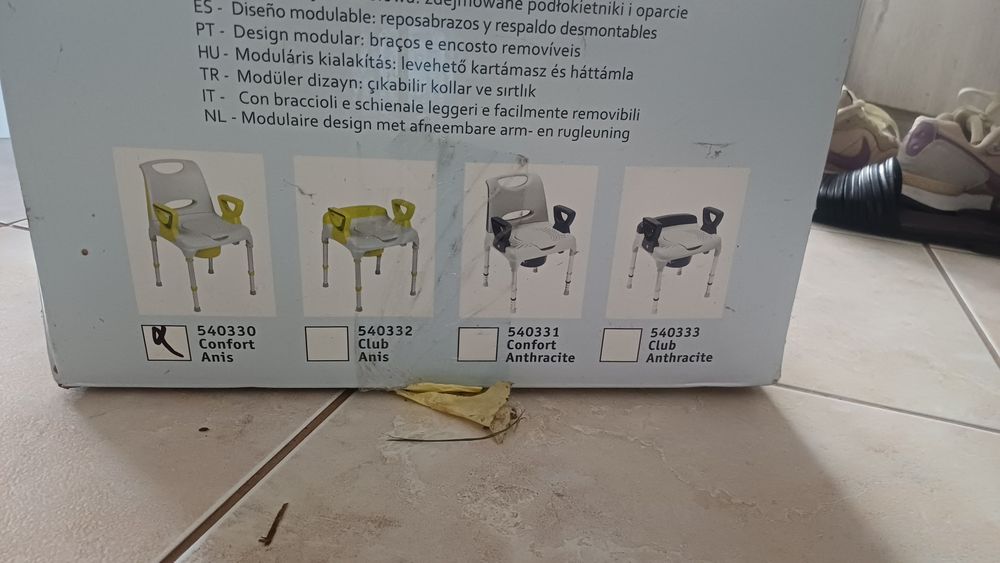 Fotel sanitarno-prysznicowy Herdegen