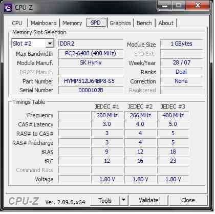 Оперативная память DDR2 1 GB