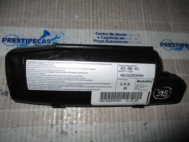 Airbag Banco Traseiro AUDI A8 (4E_)