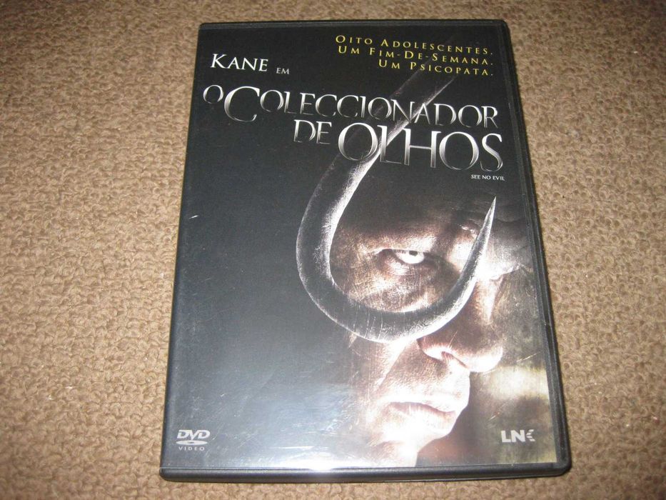 DVD "O Coleccionador de Olhos" com Kane