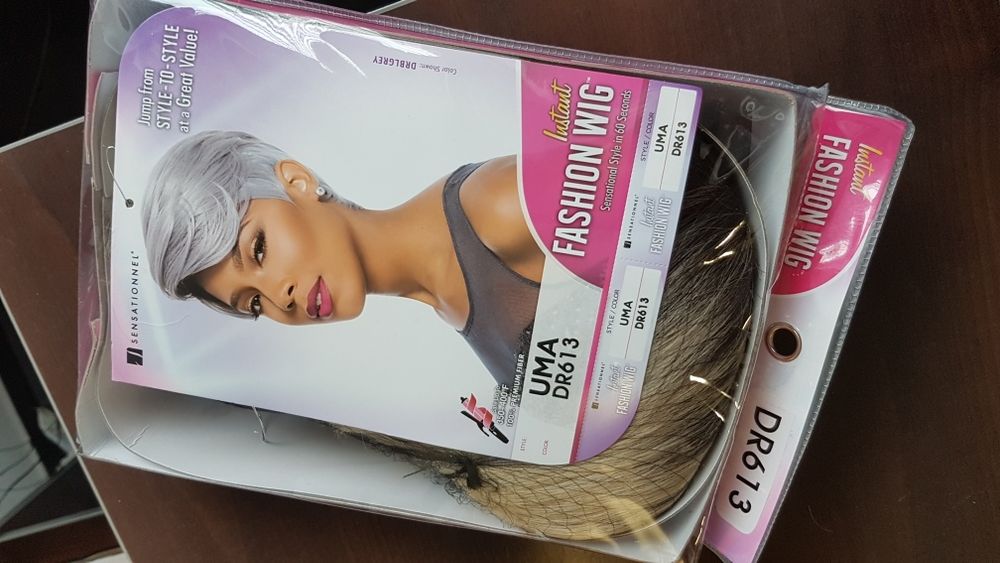 Peruka sztuczna krótkie blond inne popiel bob UMA DR613