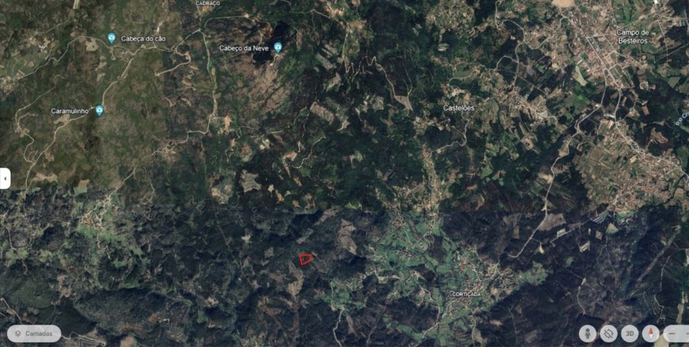 Terreno encosta Serra Caramulo