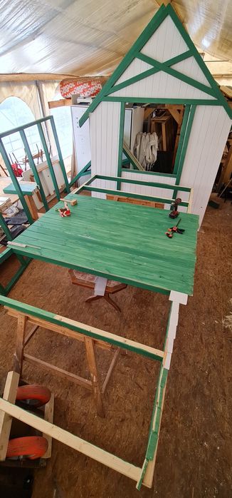 Umeblowany Domek ogrodowy