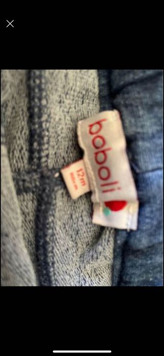 Conjunto de 5 jeggings+1 calça de ganga para bebé menina 12 meses