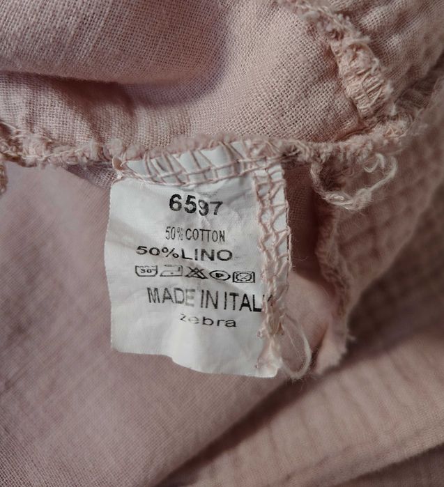 Натуральное, свободное, оверсайз платье миди нюдового оттенка италия