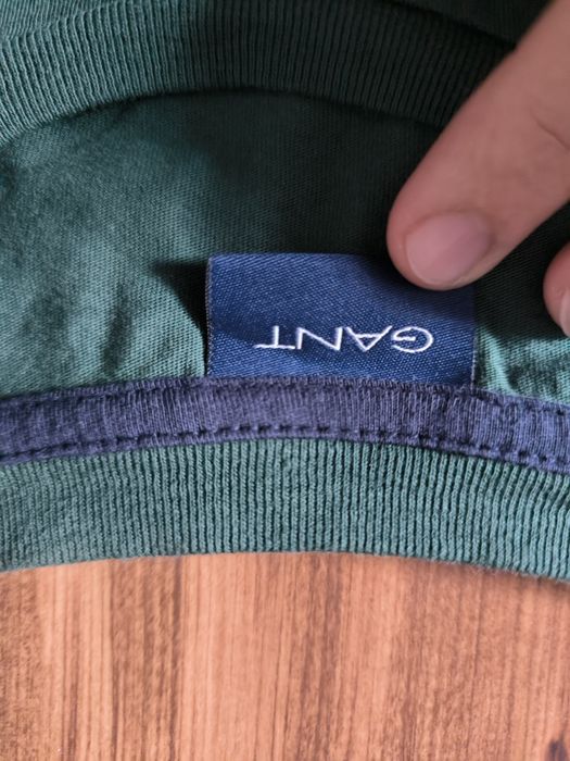 Gant t-shirt męski S zielony