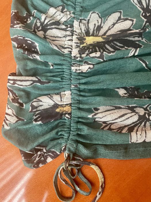 T-Shirt floral franzida Desigual