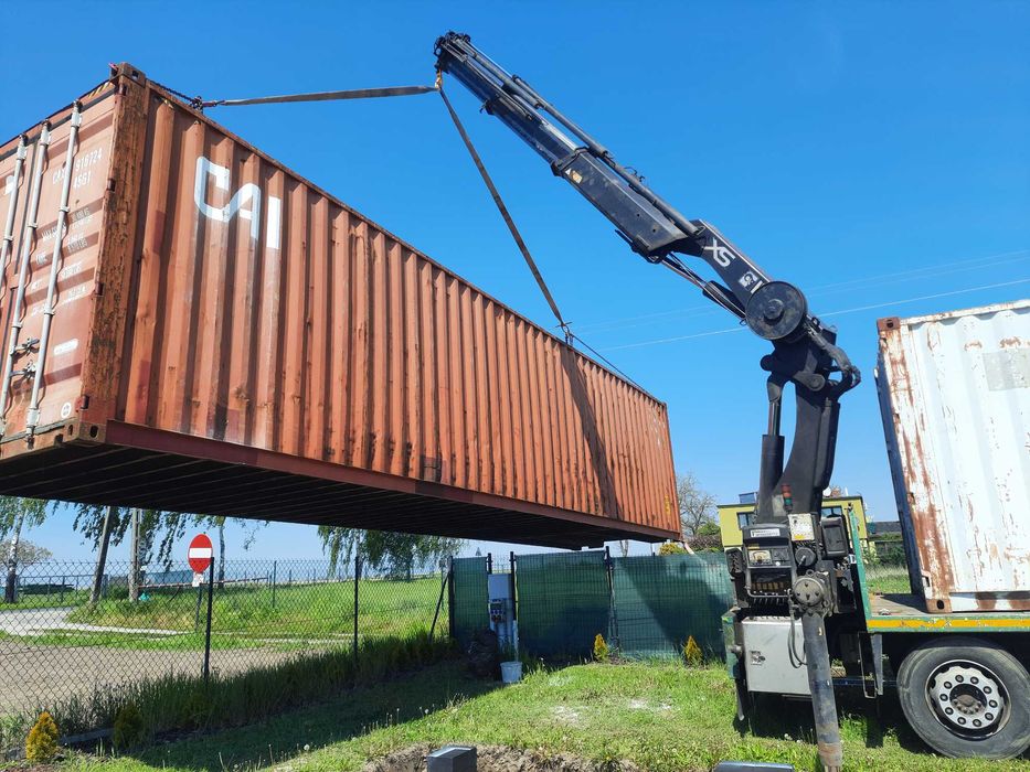 Transport Usługi HDS Usługi Dźwigowe transport kontenerów maszyn palet