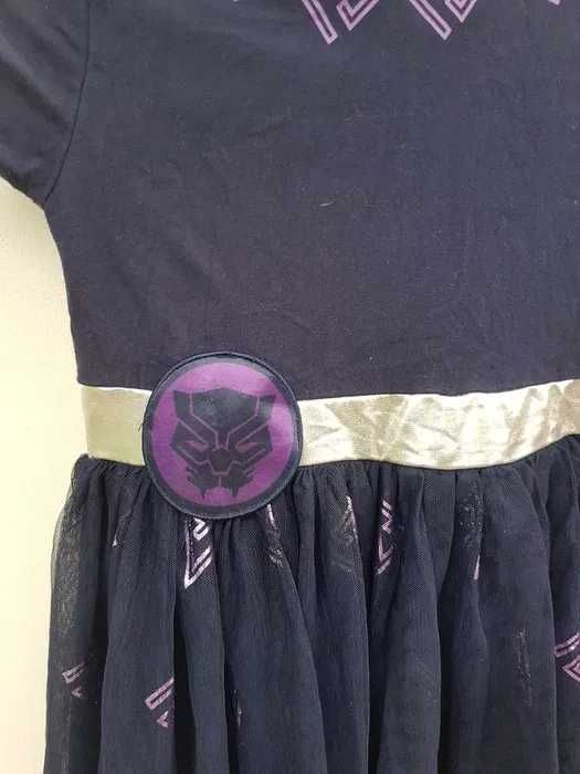 Sukienka przebranie Czarna Pantera Marvel Black Panther 116 cm. G230