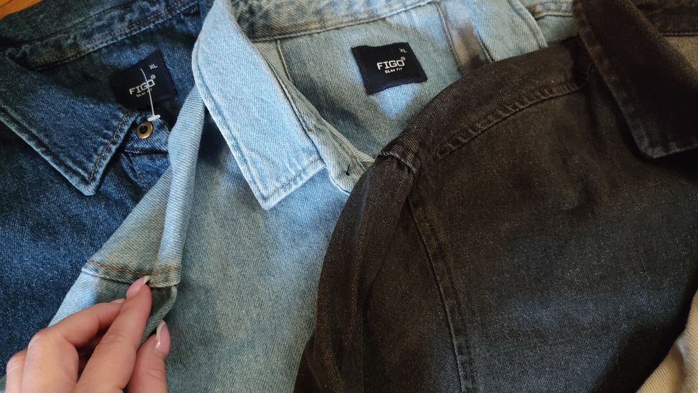 Рубашка джинсовая мужская FIGO