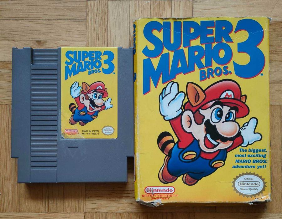 SUPER MARIO BROS 3 NTSC nes oryginał 100%ok scalak kolekcja retro nint